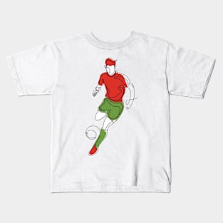 Soccer Season 6 Kids T-Shirt